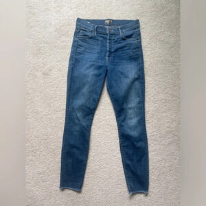 Mother The Stunner Ankle Fray Whatchya Got Cookin Jeans